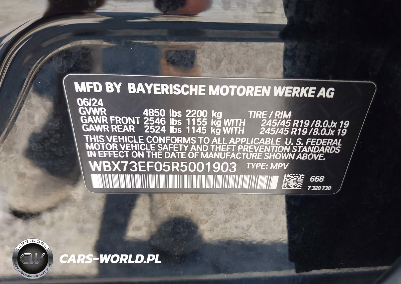 2024 BMW X1 xDrive28I VIN:WBX73EF05R5001903 - 9