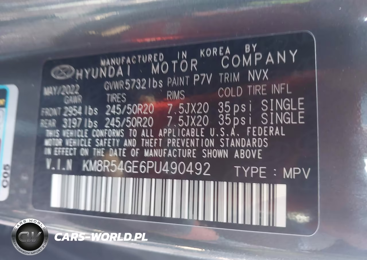 2023 Hyundai Palisade Limited VIN:KM8R54GE6PU490492 - 9