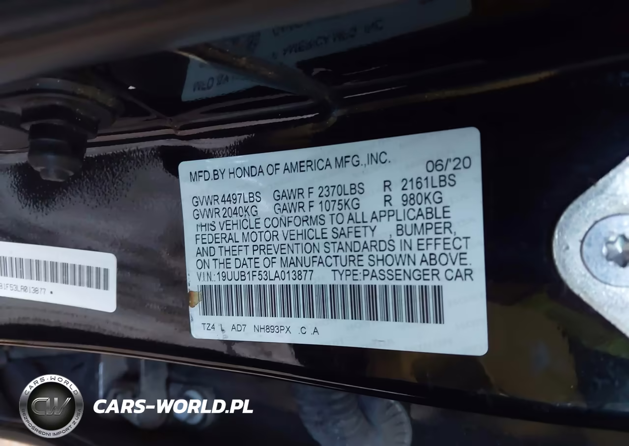 2020 Acura Tlx Tech Package VIN:19UUB1F53LA013877 - 9