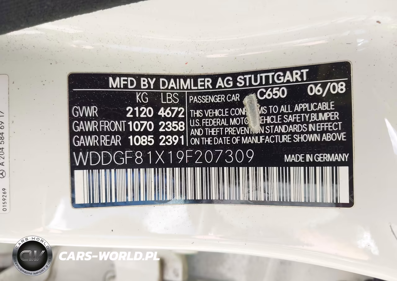 2009 Mercedes-Benz C 300 Luxury 4Matic-Sport 4Matic VIN:WDDGF81X19F207309 - 9