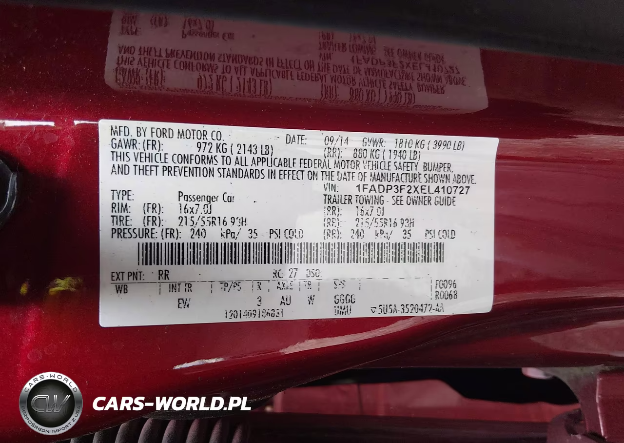 2014 Ford Focus Se VIN:1FADP3F2XEL410727 - 9