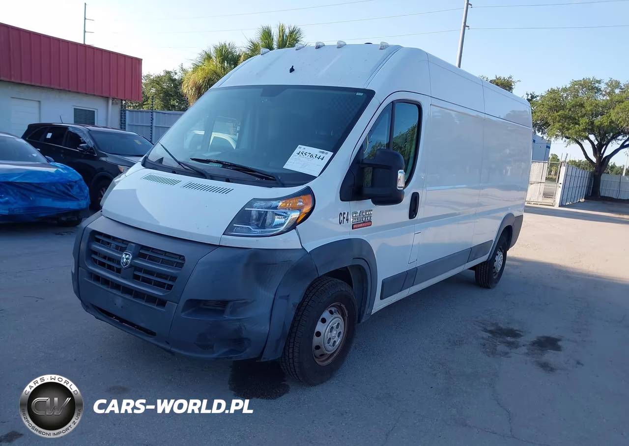 2016 Ram Promaster 2500 High Roof VIN:3C6TRVDG4GE100506 - 2