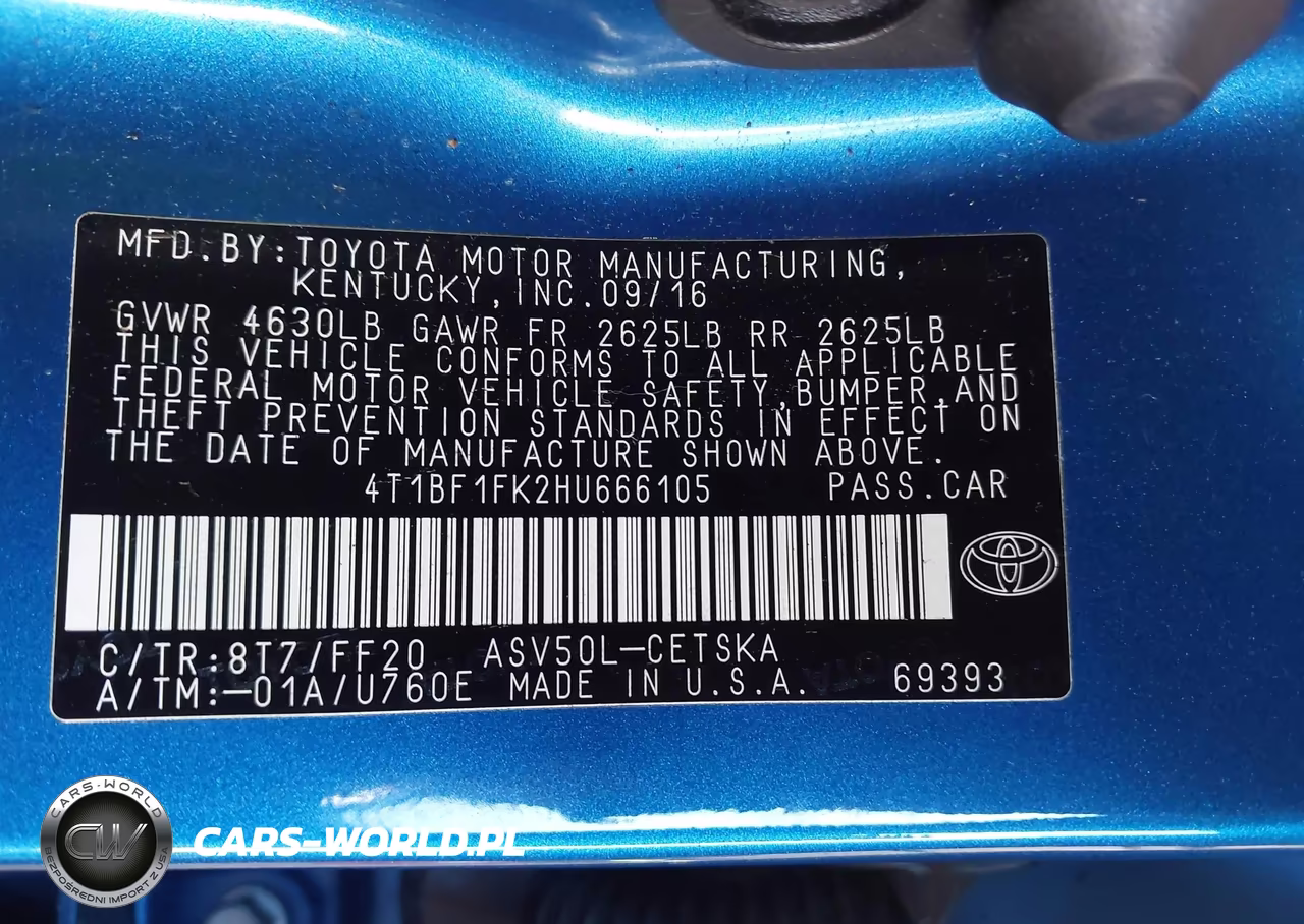 2017 Toyota Camry Le VIN:4T1BF1FK2HU666105 - 9