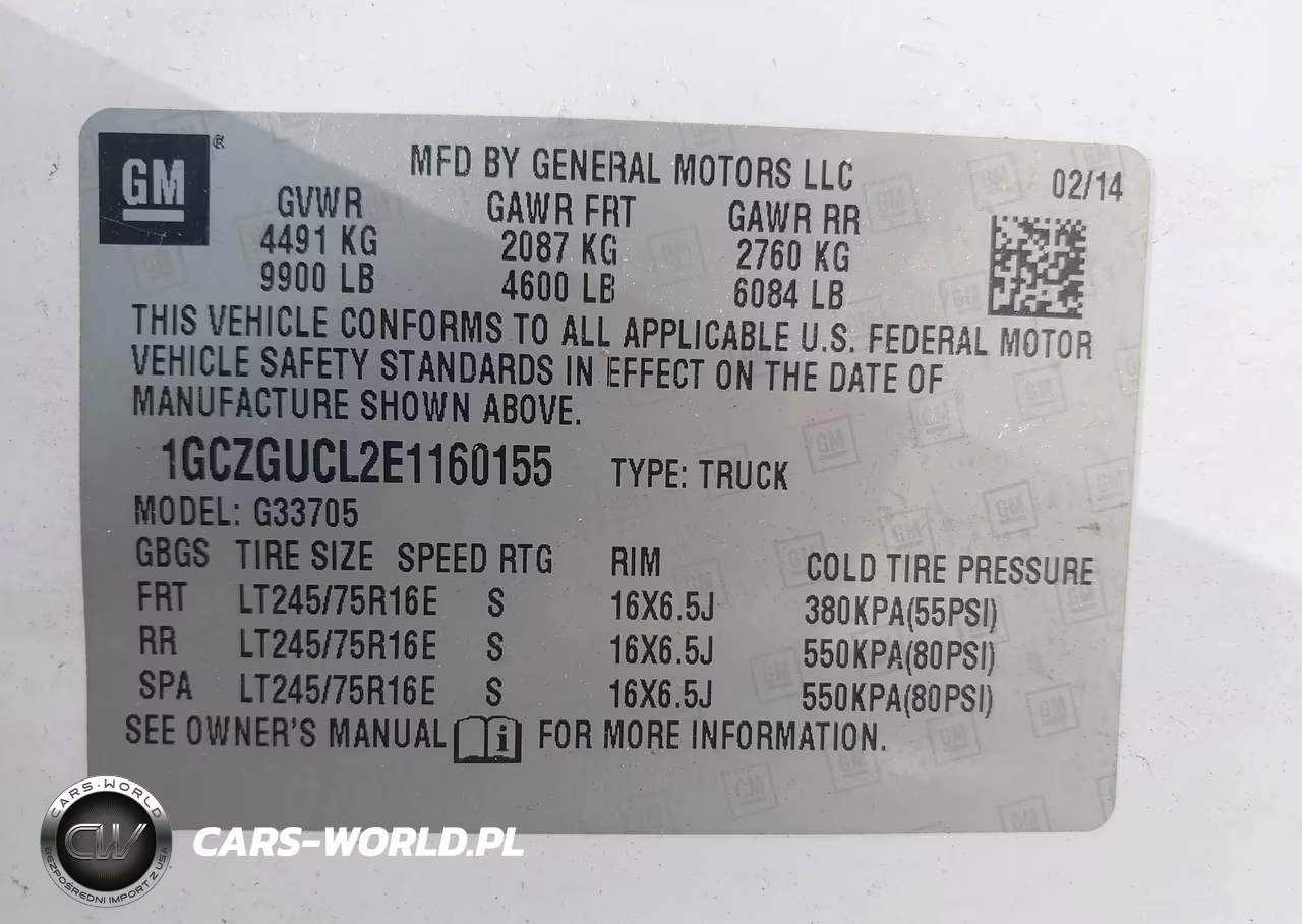 2014 Chevrolet Express 3500 Diesel VIN:1GCZGUCL2E1160155 - 9