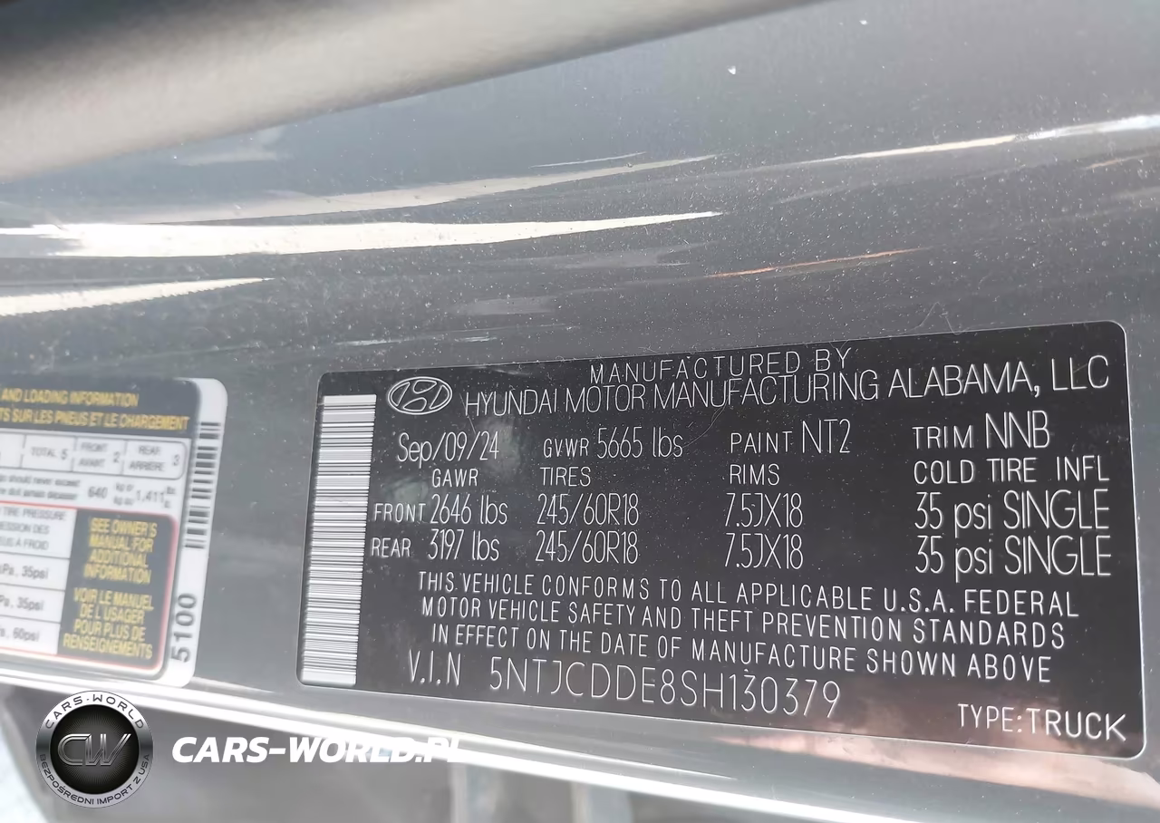 2025 Hyundai Santa Cruz Sel Activity VIN:5NTJCDDE8SH130379 - 9