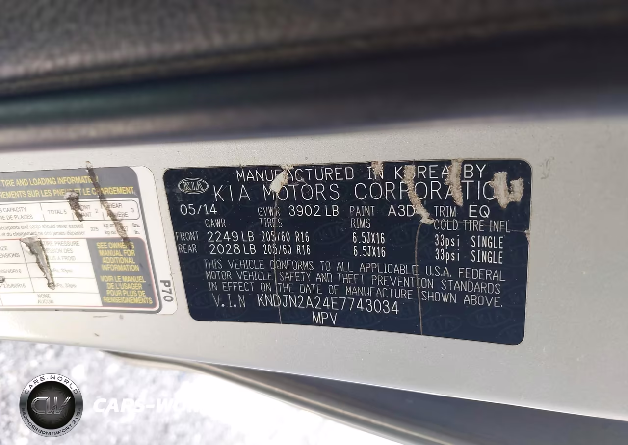 2014 Kia Soul VIN:KNDJN2A24E7743034 - 9