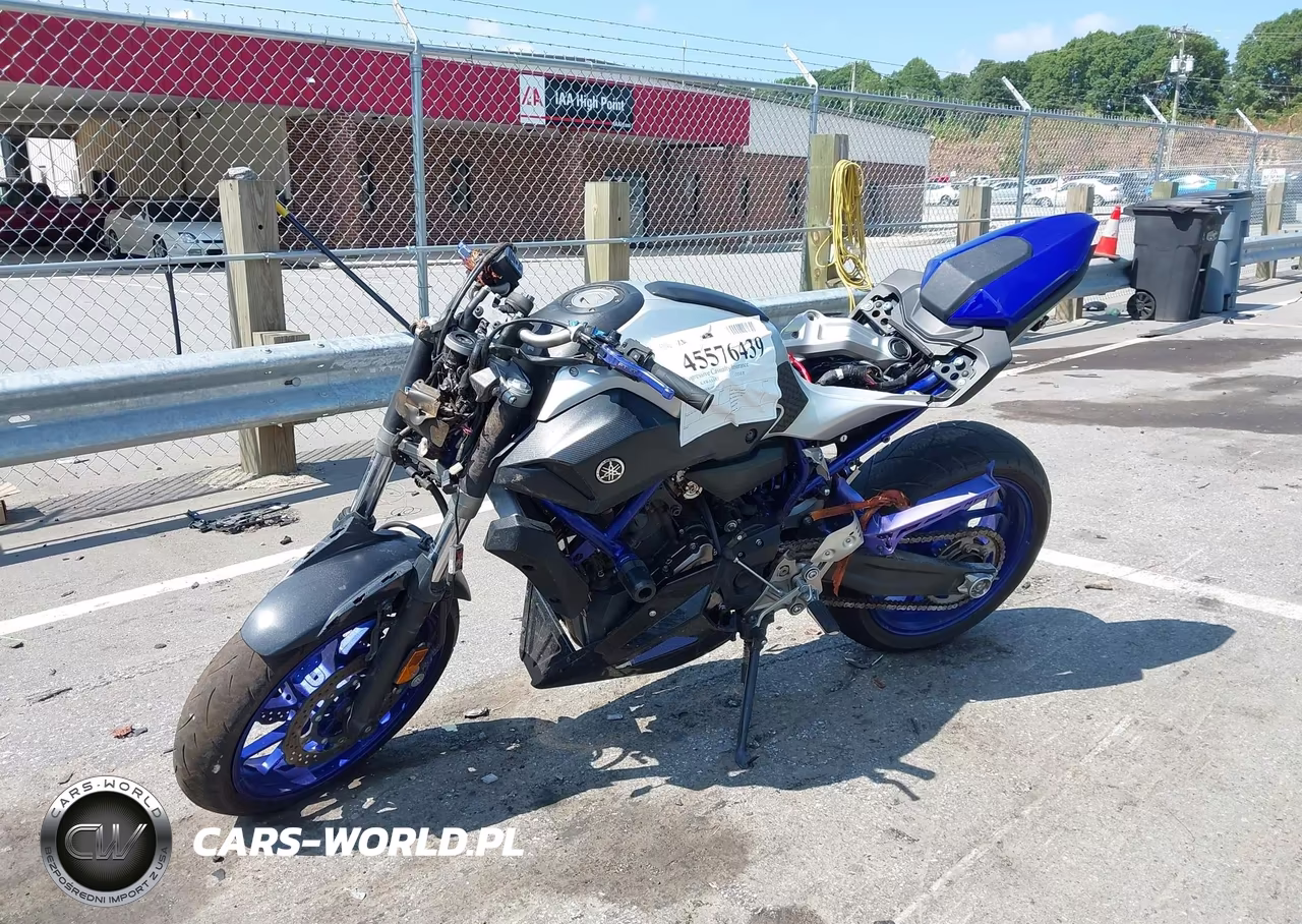 2016 Yamaha Fz07 VIN:JYARM06E8GA007633 - 2