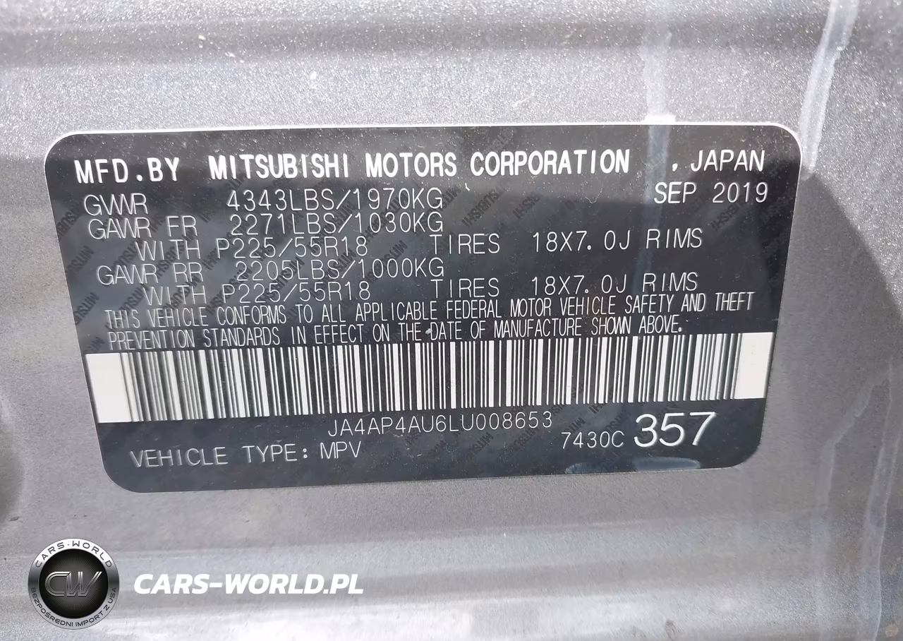 2020 Mitsubishi Outlander Sport 2.0 Se VIN:JA4AP4AU6LU008653 - 9