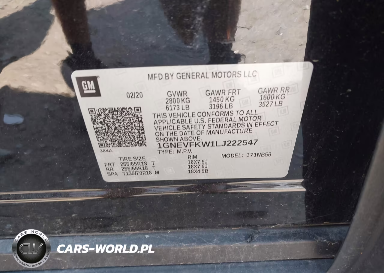 2020 Chevrolet Traverse Awd Ls VIN:1GNEVFKW1LJ222547 - 9