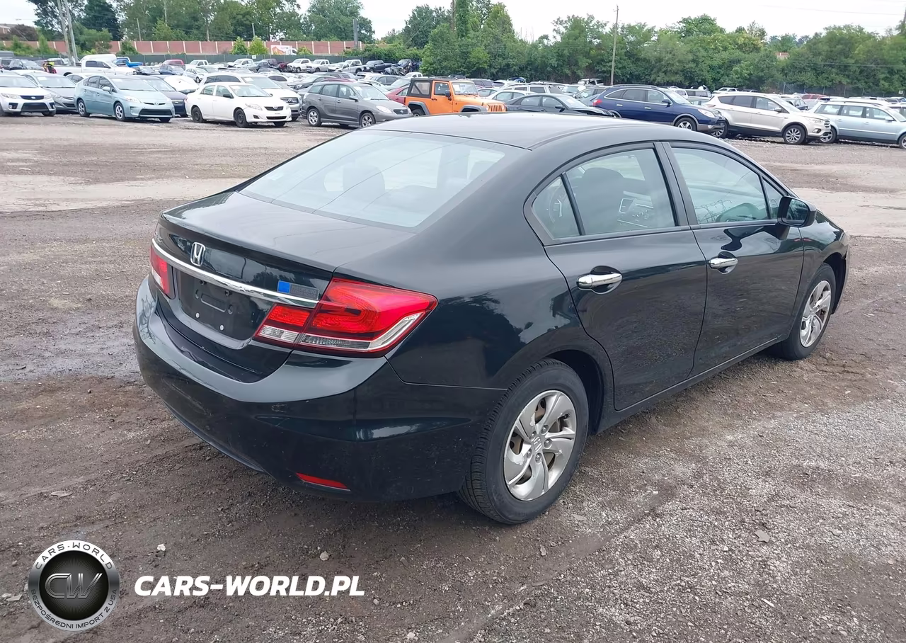 2014 Honda Civic Lx VIN:19XFB2F58EE201789 - 4