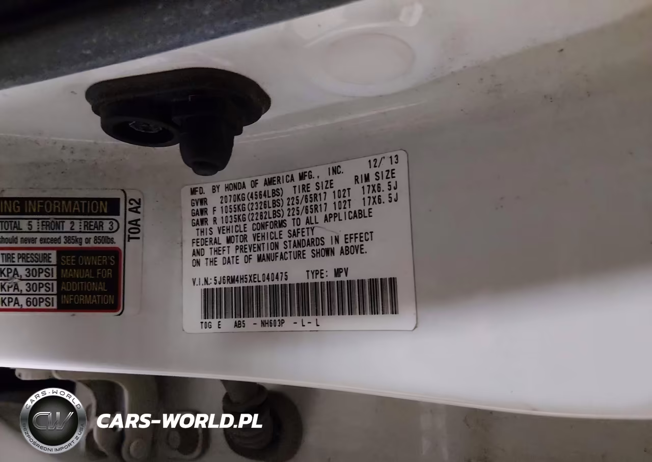 2014 Honda Cr-V Ex VIN:5J6RM4H5XEL040475 - 9