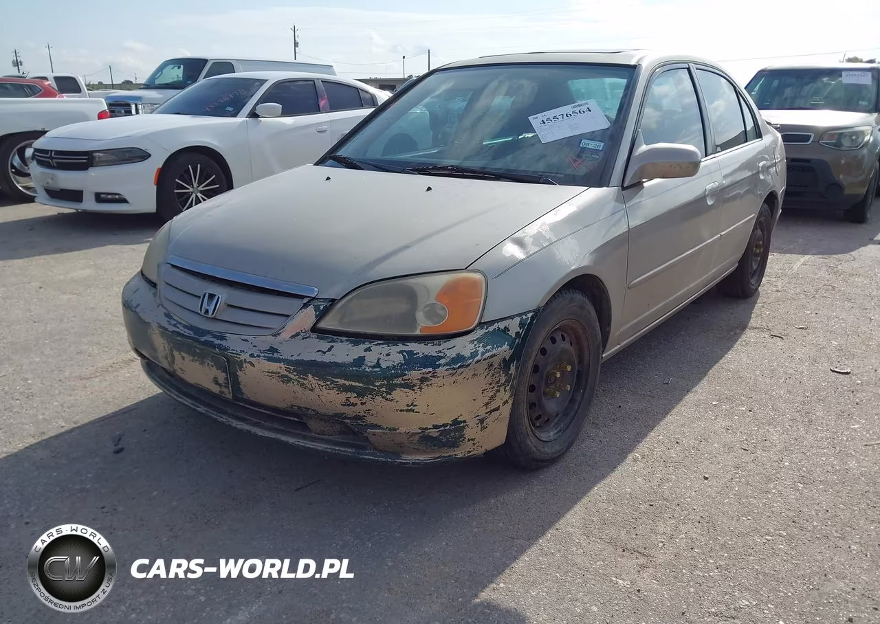 2001 Honda Civic Ex VIN:2HGES26731H523494 - 2