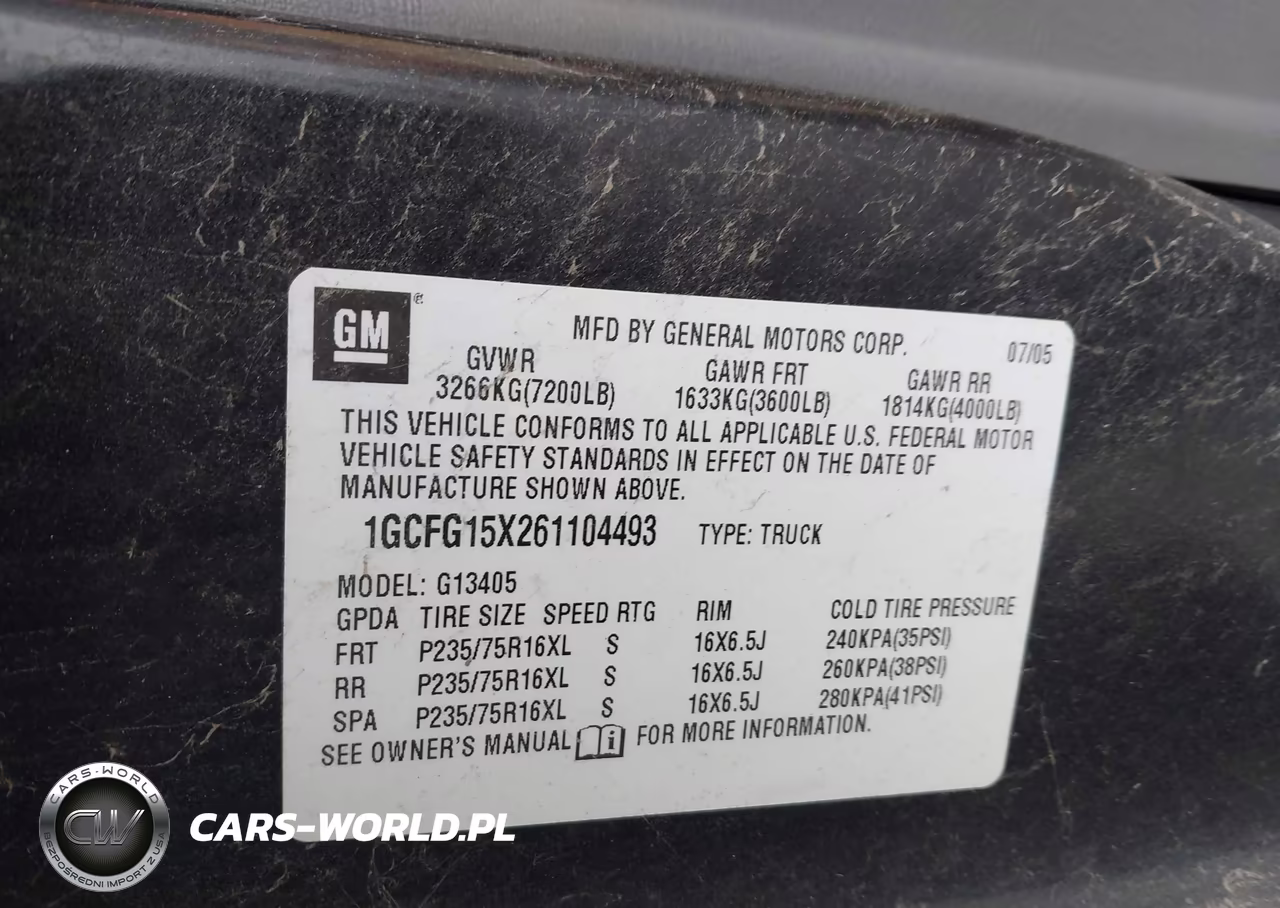 2006 Chevrolet Express Work Van VIN:1GCFG15X261104493 - 9
