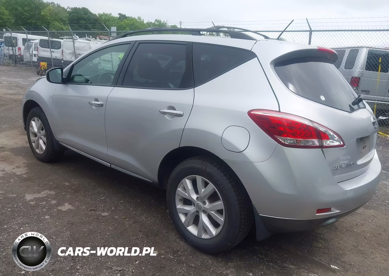 2012 Nissan Murano Sl VIN:JN8AZ1MWXCW230522 - 3