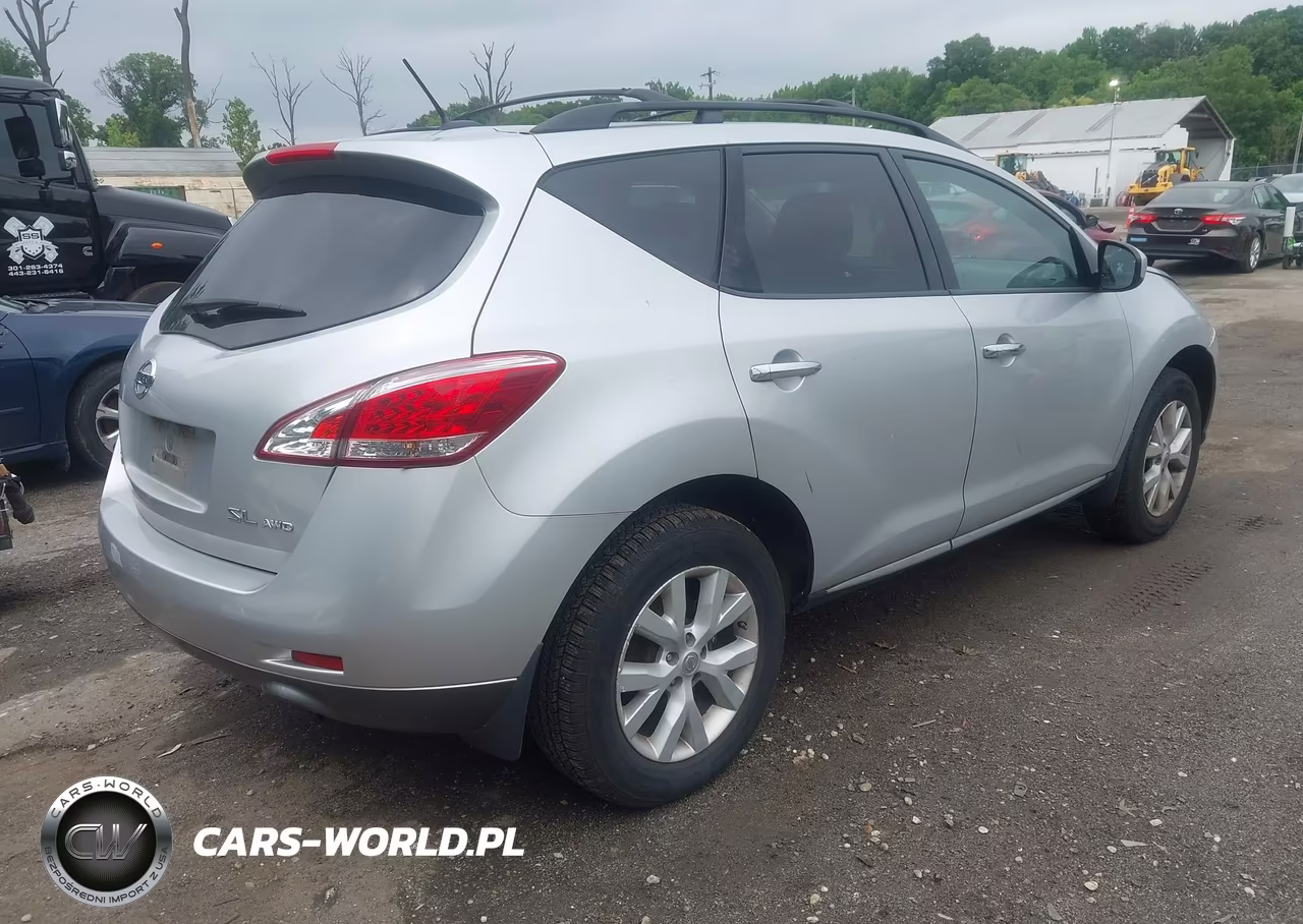 2012 Nissan Murano Sl VIN:JN8AZ1MWXCW230522 - 4