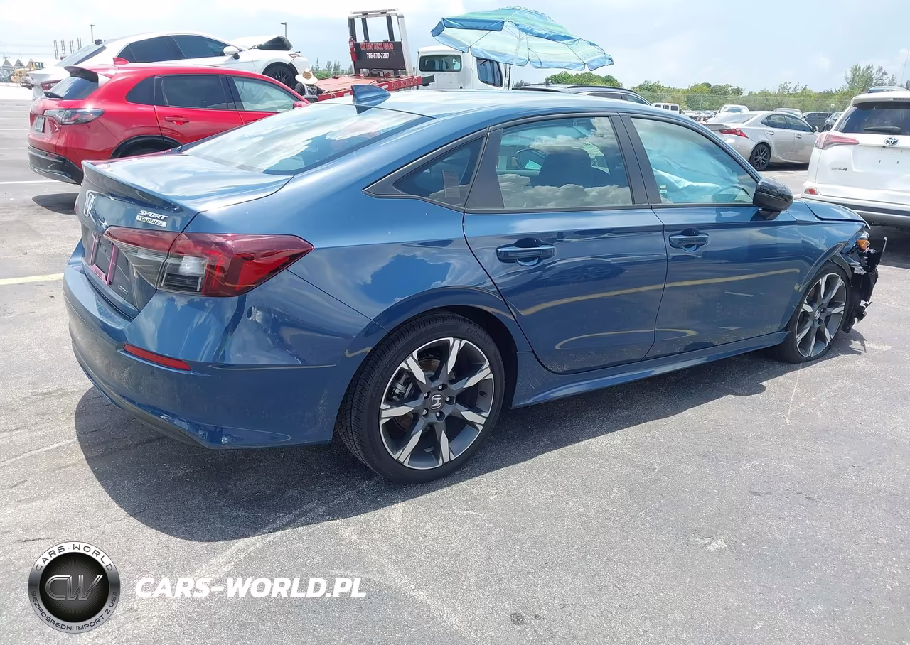 2025 Honda Civic Hybrid Sport-Sport Touring VIN:2HGFE4F86SH344836 - 4