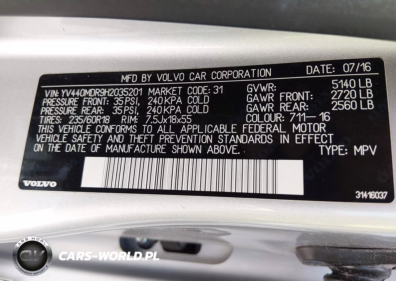 2017 Volvo Xc60 T5 Dynamic VIN:YV440MDR9H2035201 - 9