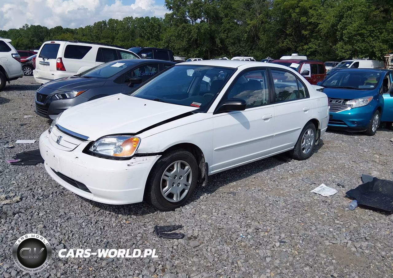 2002 Honda Civic Lx VIN:2HGES16592H563105 - 2