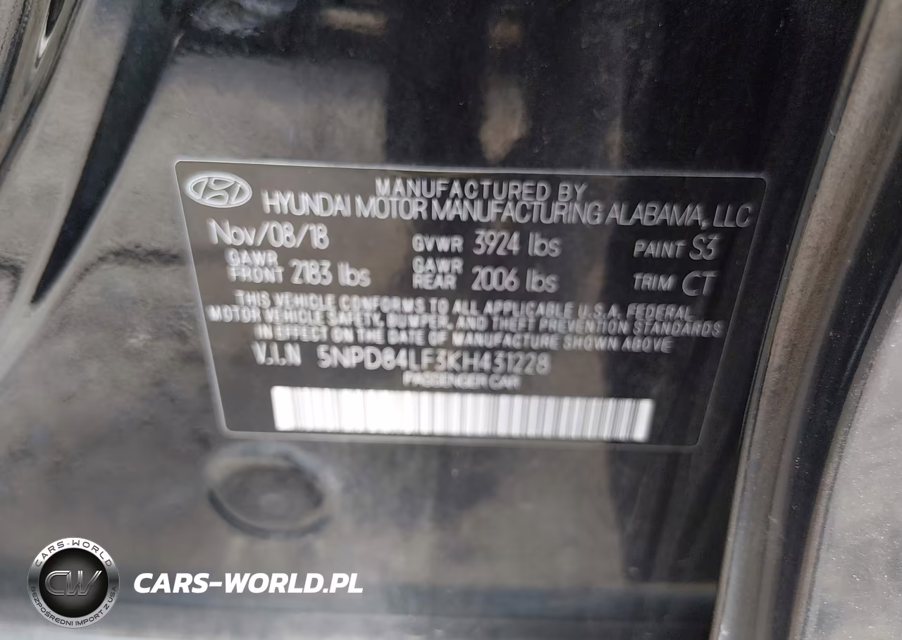 2019 Hyundai Elantra Sel VIN:5NPD84LF3KH431228 - 9