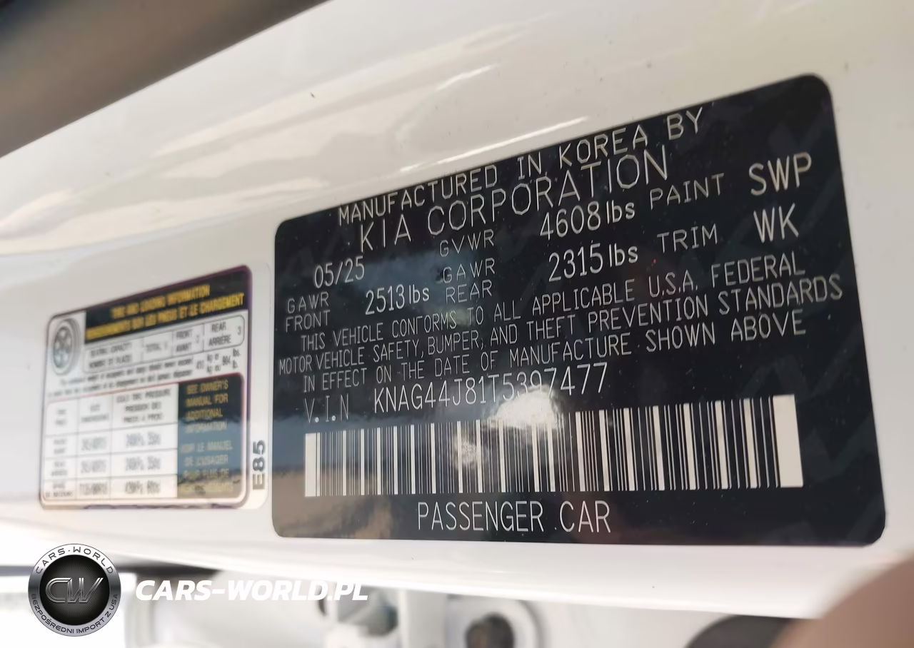 2026 Kia K5 Gt VIN:KNAG44J81T5397477 - 9