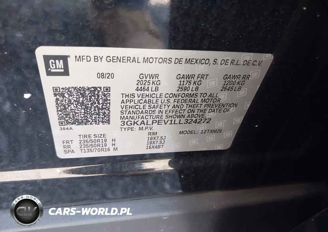 2020 GMC Terrain Fwd Slt VIN:3GKALPEV1LL324272 - 9