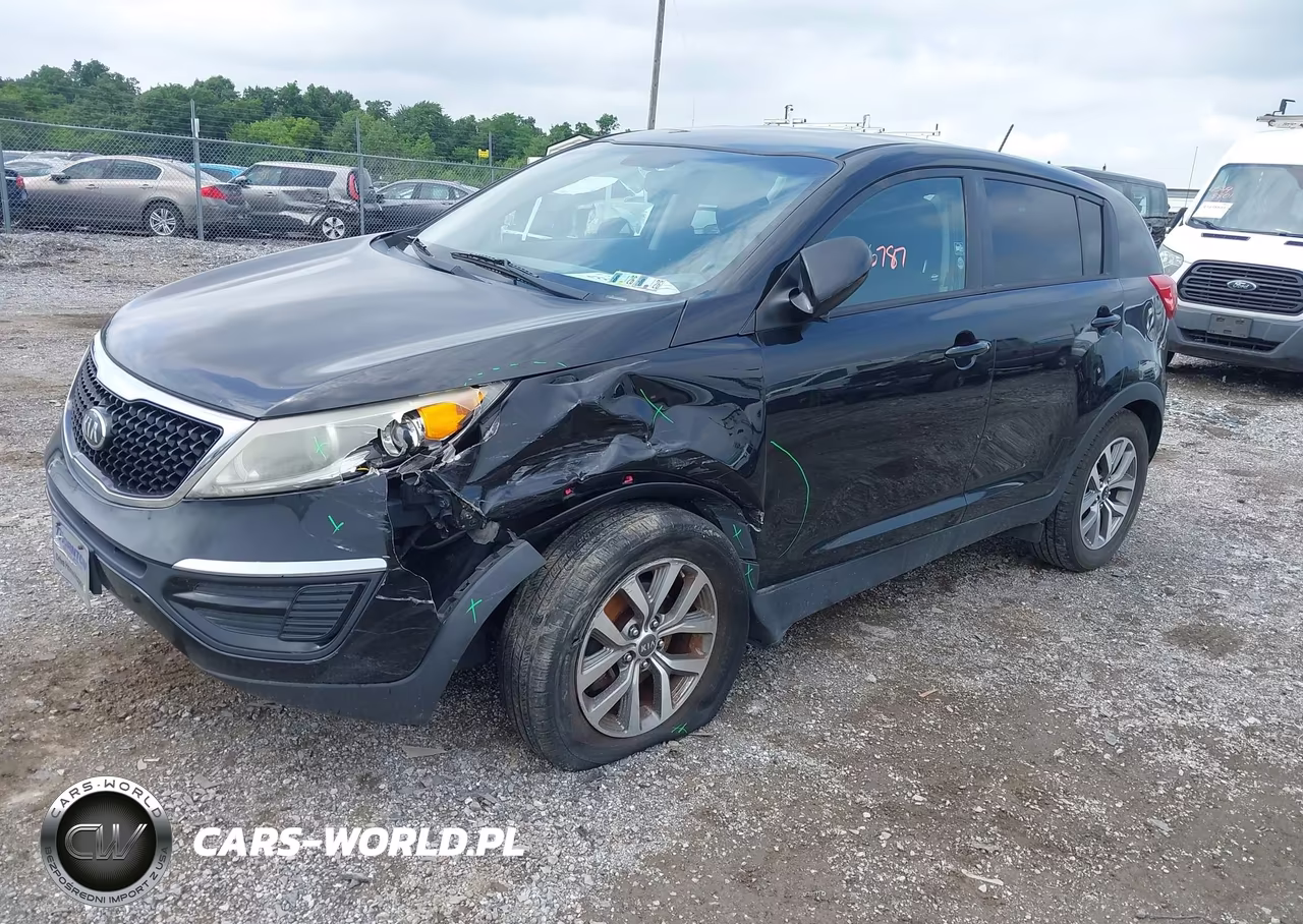 2014 Kia Sportage Lx VIN:KNDPB3AC2E7662325 - 2