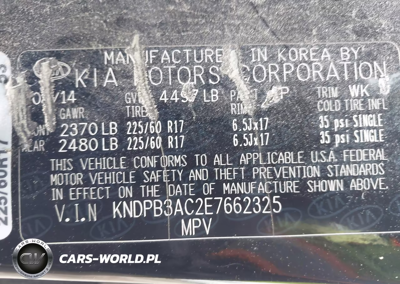 2014 Kia Sportage Lx VIN:KNDPB3AC2E7662325 - 9