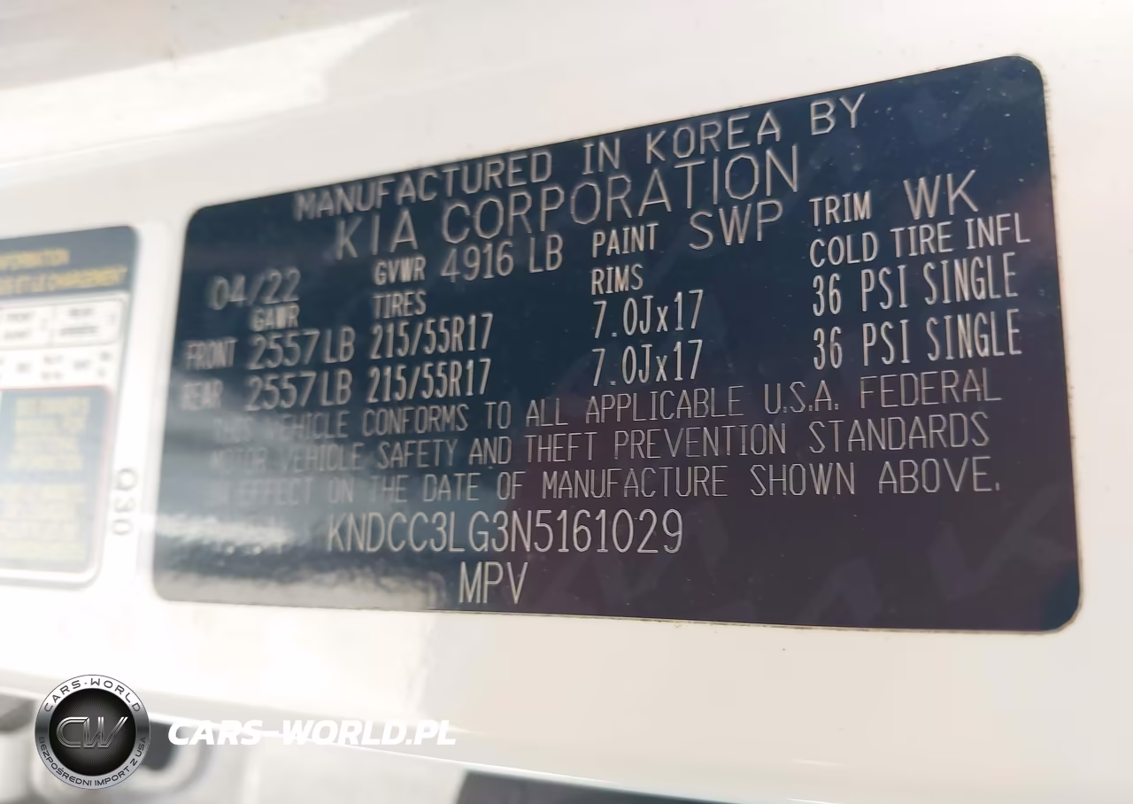 2022 Kia Niro Ev S VIN:KNDCC3LG3N5161029 - 9