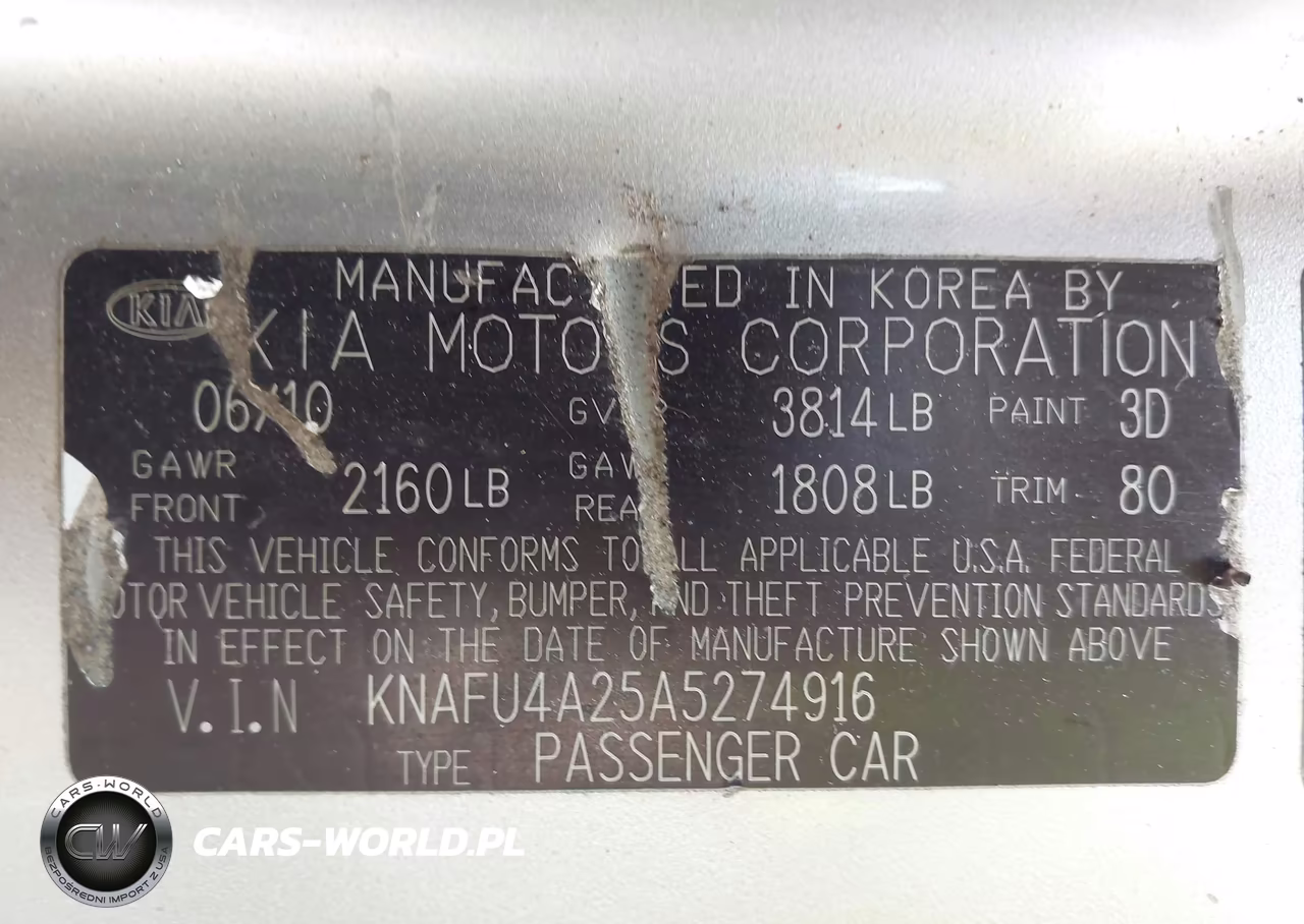 2010 Kia Forte Ex VIN:KNAFU4A25A5274916 - 9