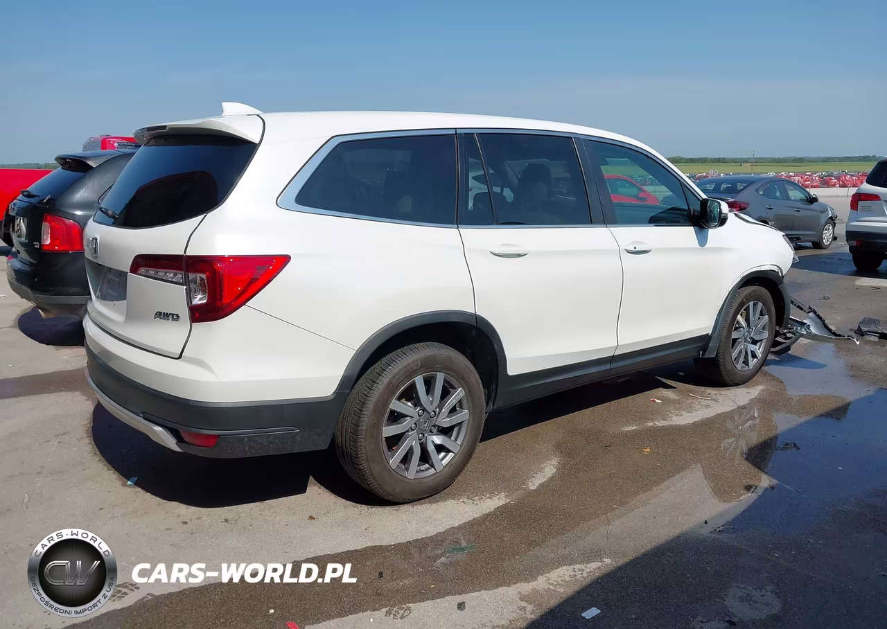 2020 Honda Pilot Awd Ex-L VIN:5FNYF6H57LB016111 - 4