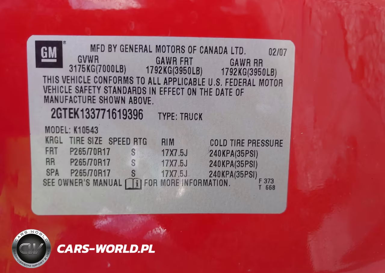 2007 GMC Sierra 1500 Sle1 VIN:2GTEK133771619396 - 9
