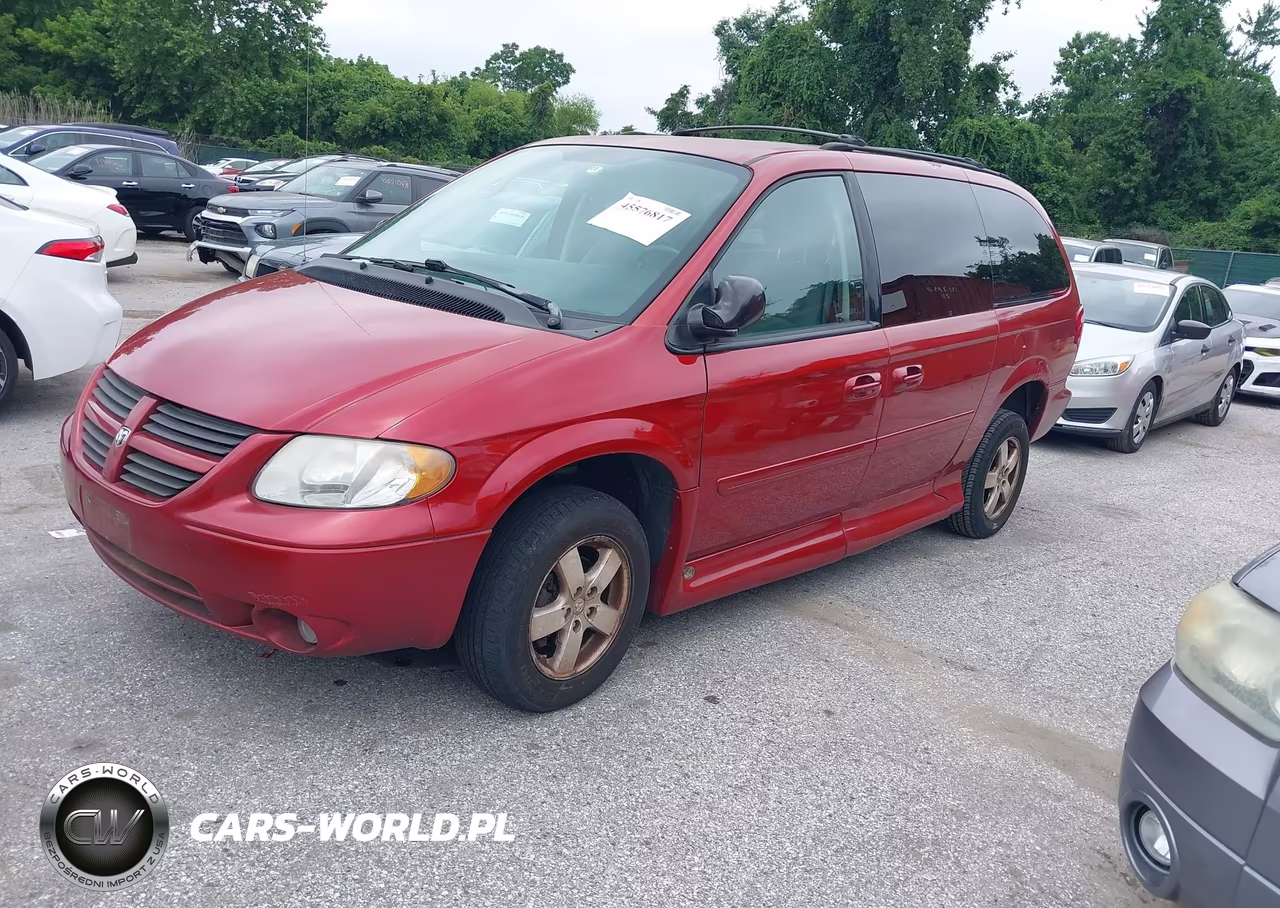 2007 Dodge Grand Caravan Sxt VIN:2D4GP44L37R313889 - 2