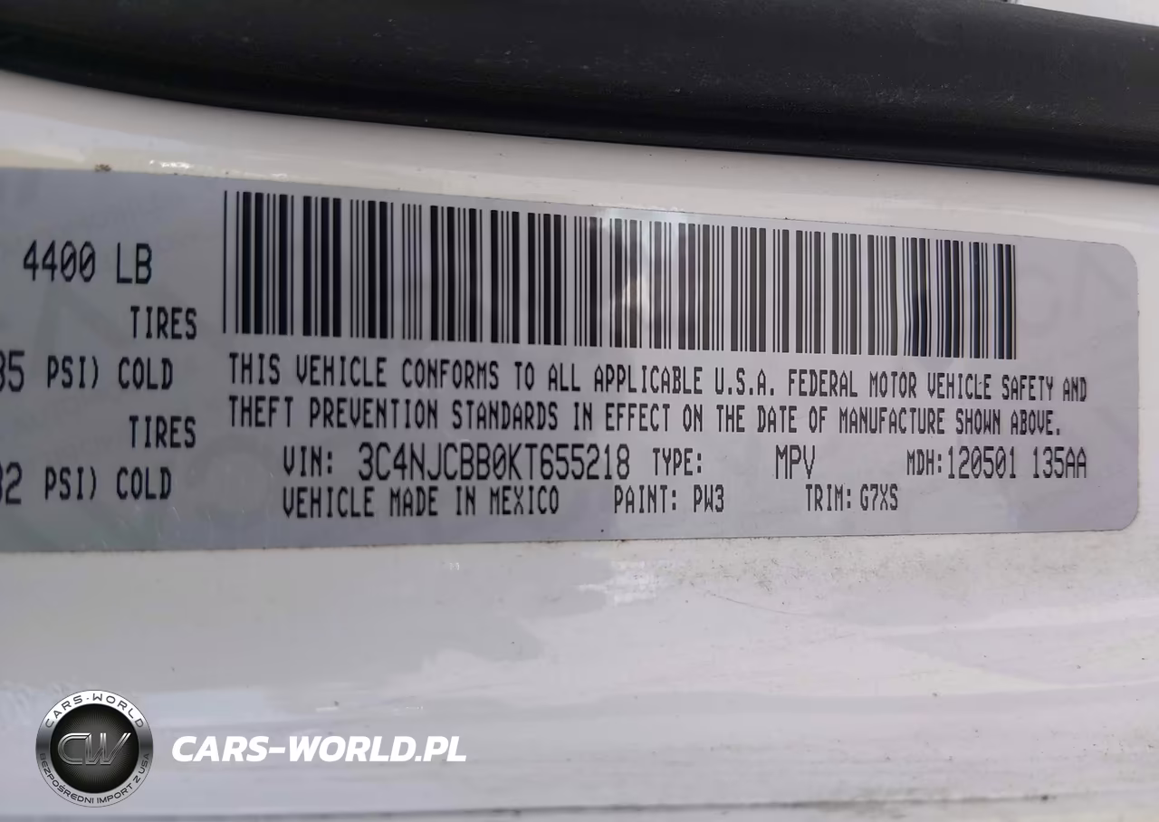 2019 Jeep Compass Sun And Wheel Fwd VIN:3C4NJCBB0KT655218 - 9