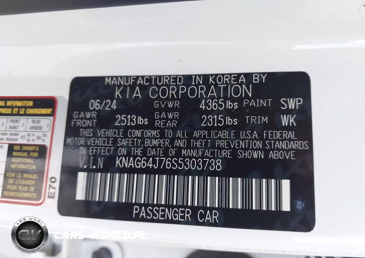 2025 Kia K5 Gt-Line VIN:KNAG64J76S5303738 - 9