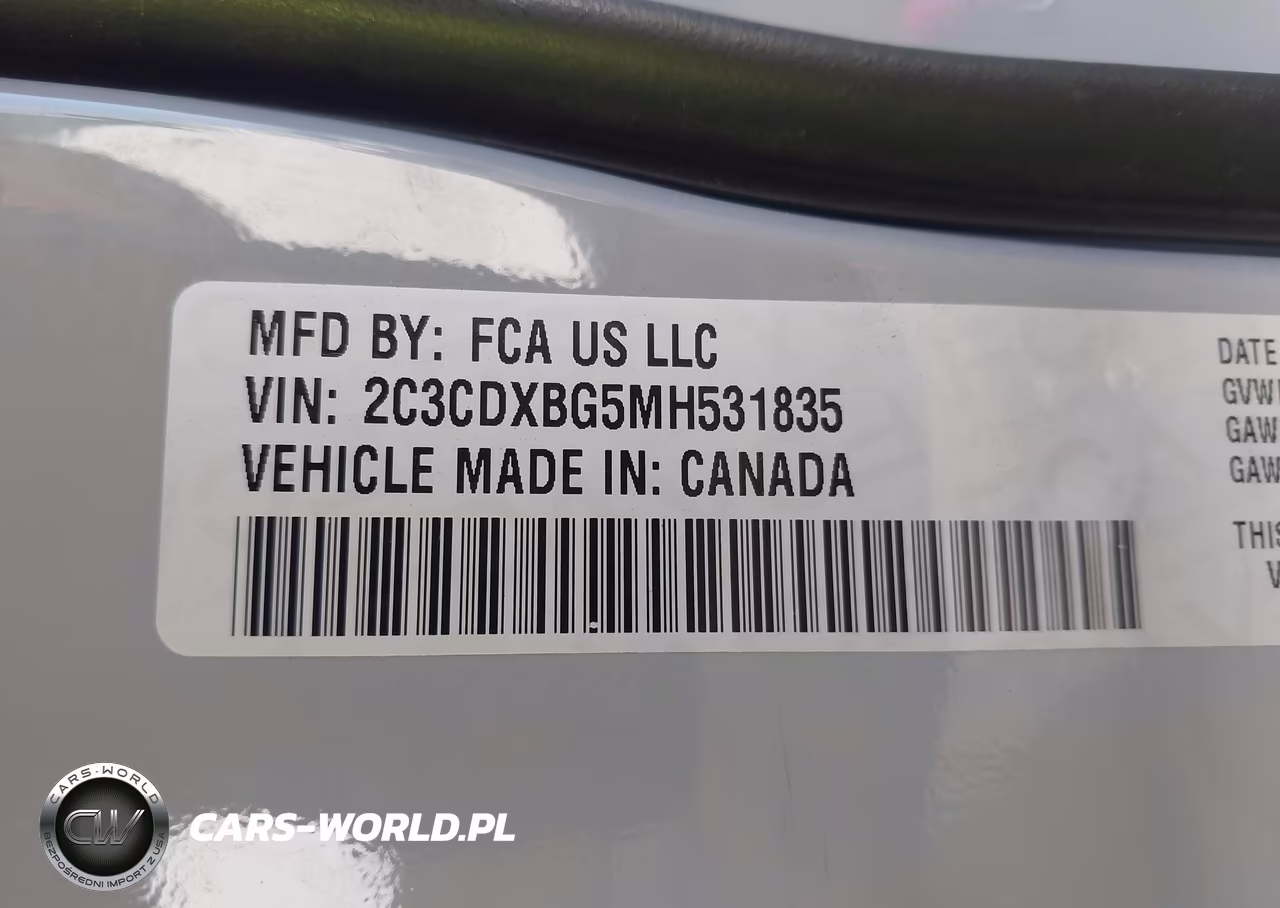 2021 Dodge Charger Sxt Rwd VIN:2C3CDXBG5MH531835 - 9