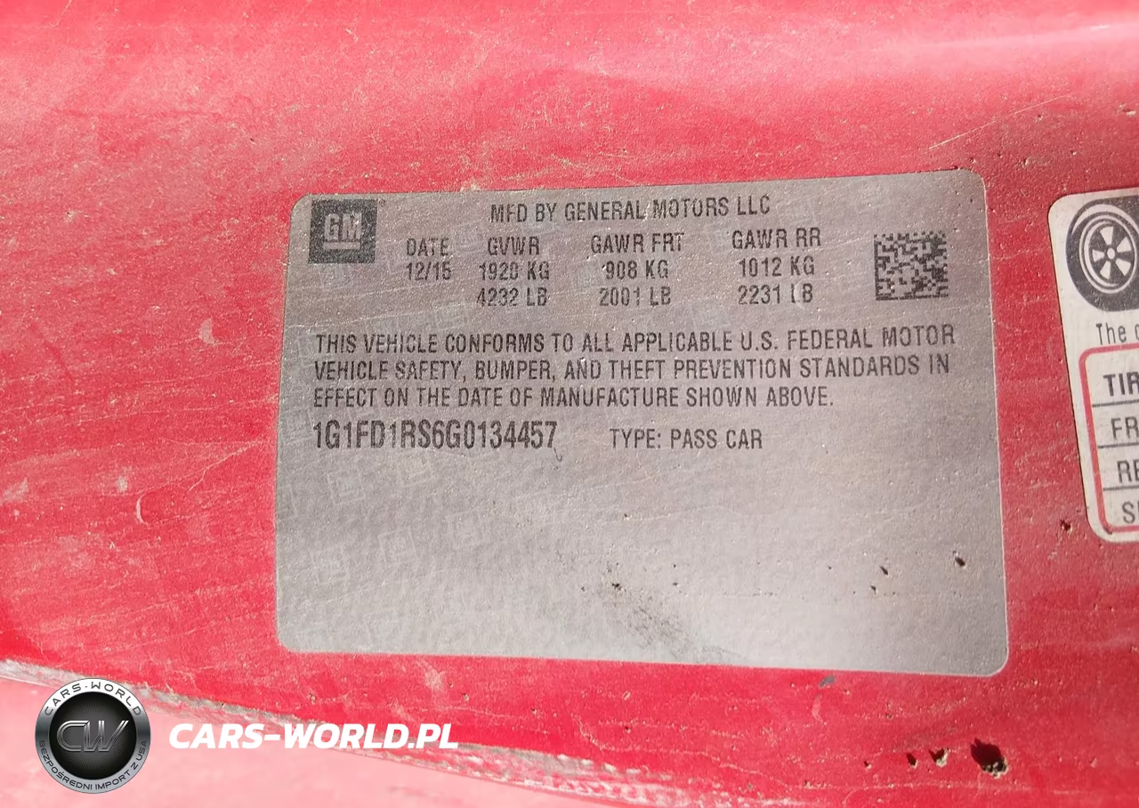 2016 Chevrolet Camaro 2Lt VIN:1G1FD1RS6G0134457 - 9