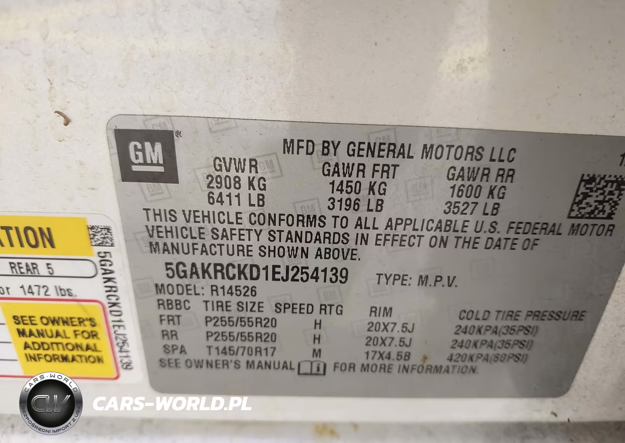 2014 Buick Enclave Premium VIN:5GAKRCKD1EJ254139 - 9