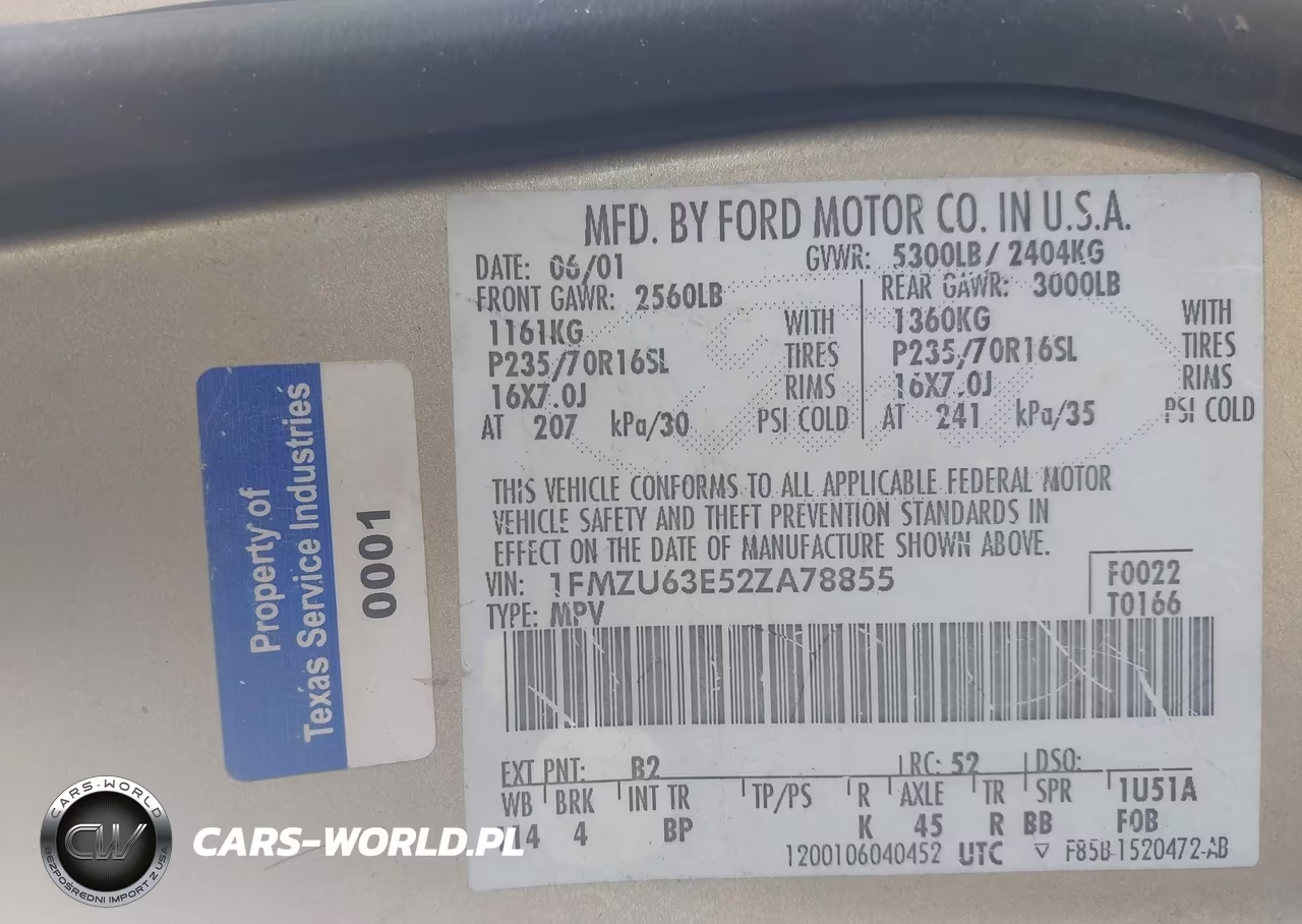 2002 Ford Explorer Xlt VIN:1FMZU63E52ZA78855 - 9