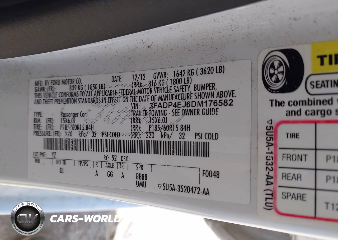 2013 Ford Fiesta Se VIN:3FADP4EJ6DM176582 - 9