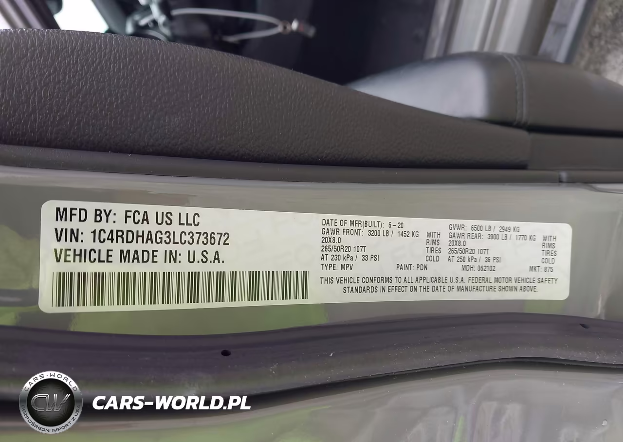 2020 Dodge Durango Sxt Plus Rwd VIN:1C4RDHAG3LC373672 - 9