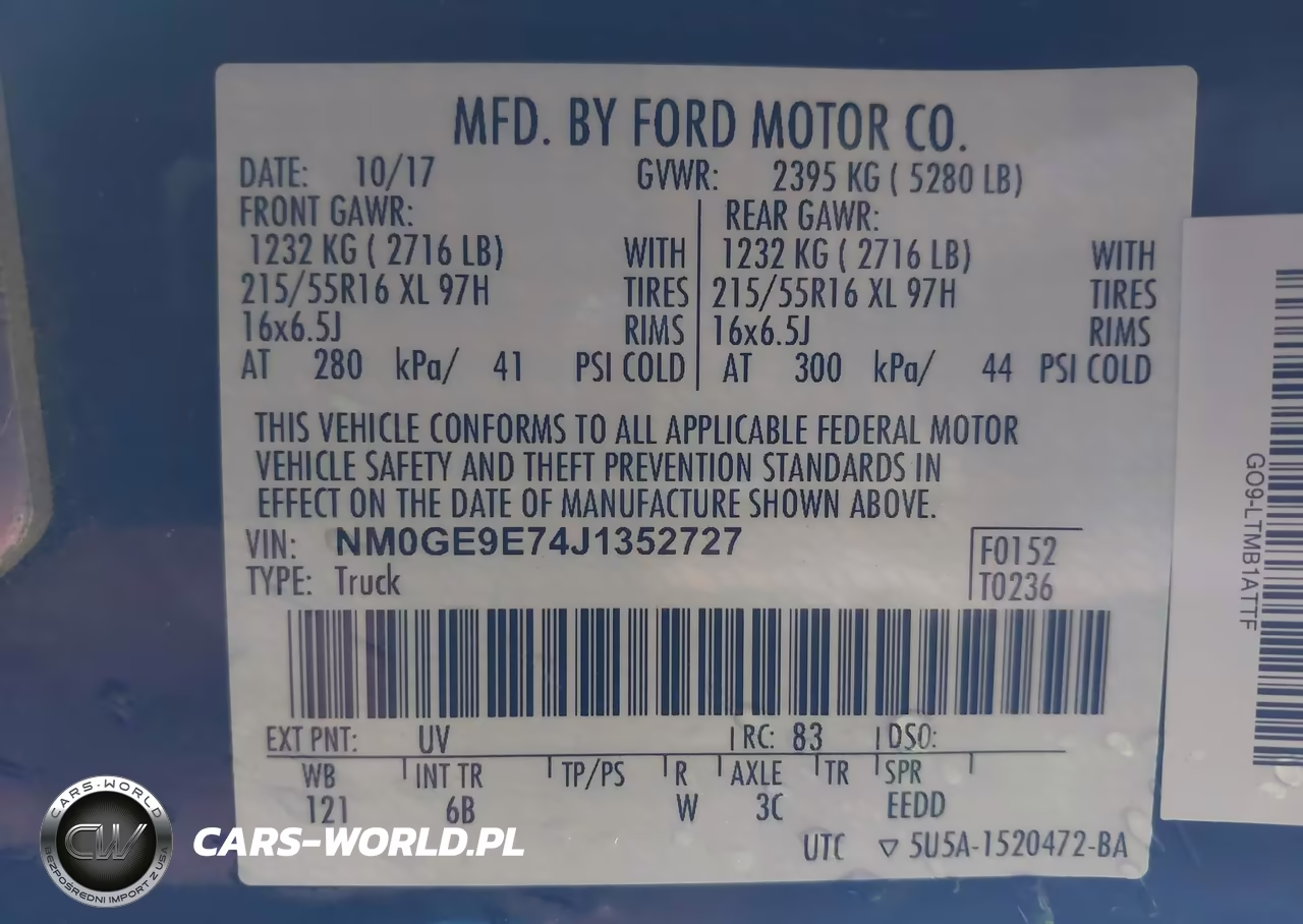 2018 Ford Transit Connect Xl VIN:NM0GE9E74J1352727 - 9