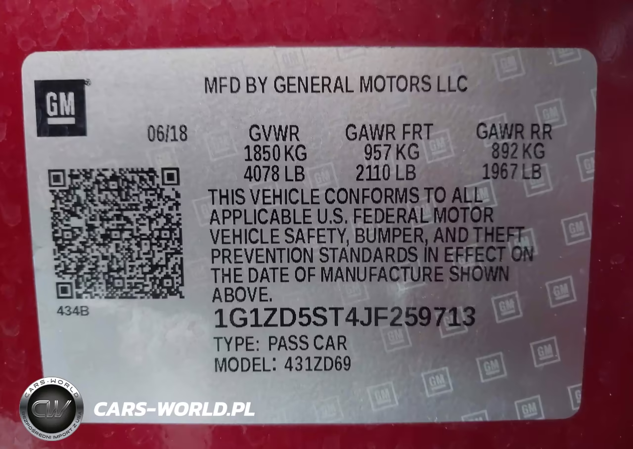 2018 Chevrolet Malibu Lt VIN:1G1ZD5ST4JF259713 - 9