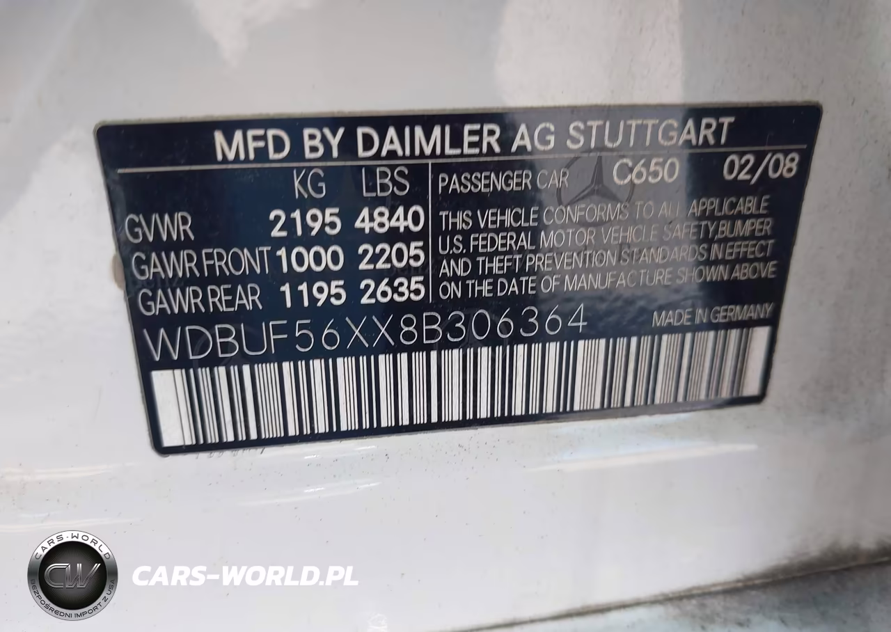 2008 Mercedes-Benz E 350 VIN:WDBUF56XX8B306364 - 9