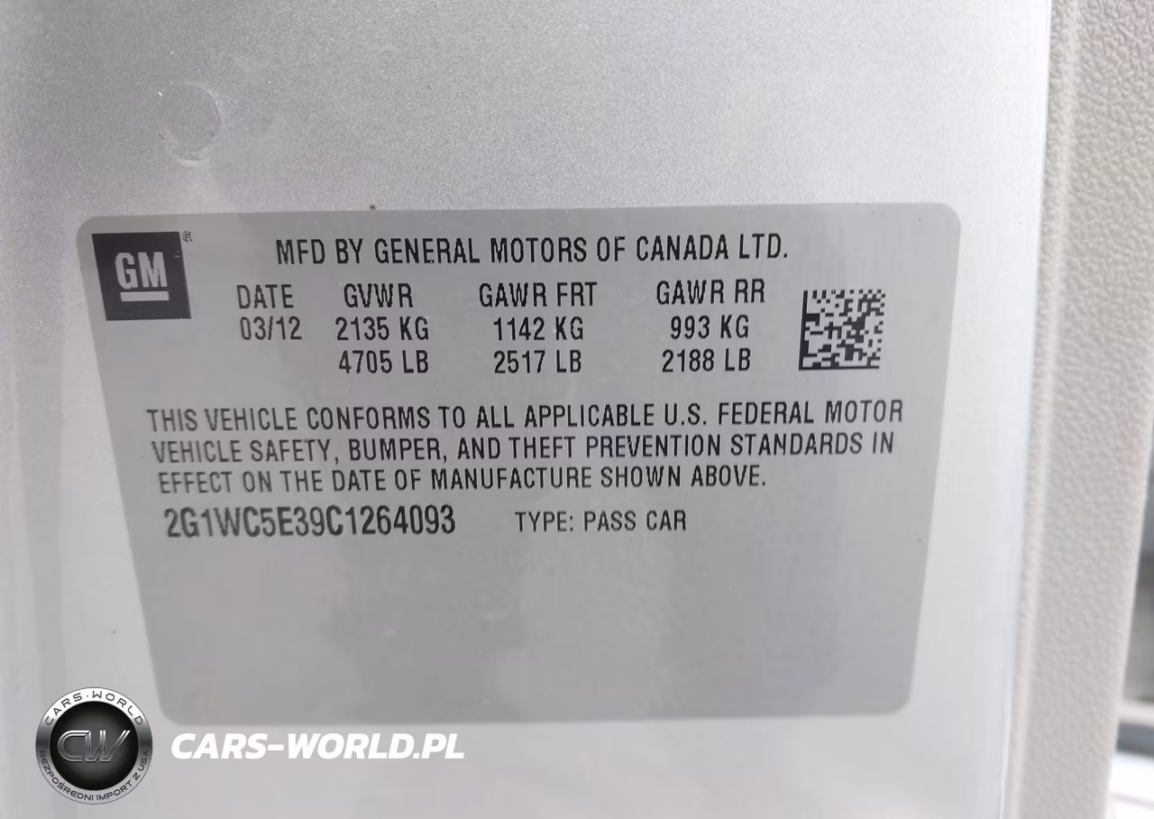 2012 Chevrolet Impala Ltz VIN:2G1WC5E39C1264093 - 9