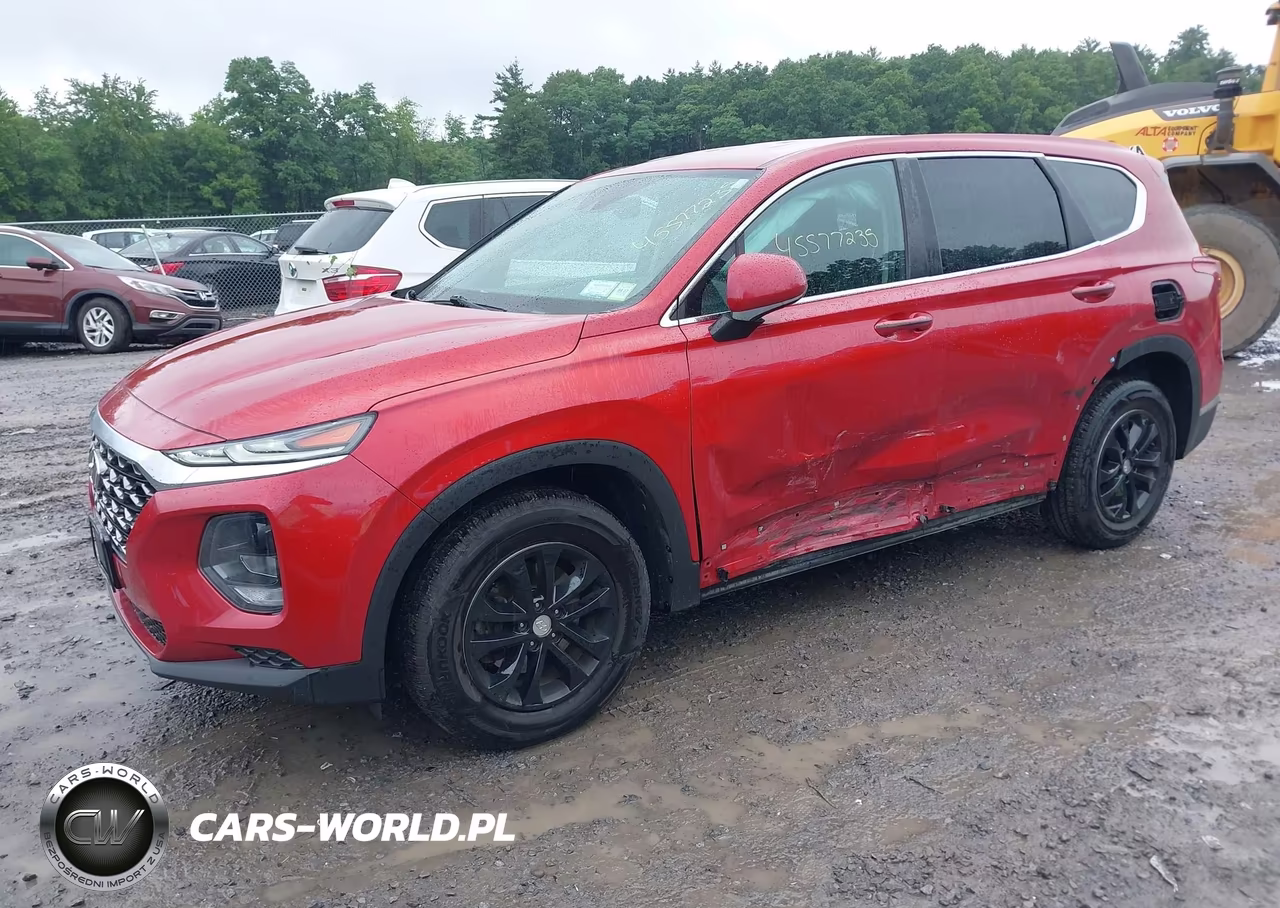 2019 Hyundai Santa Fe Se VIN:5NMS2CAD3KH092763 - 2