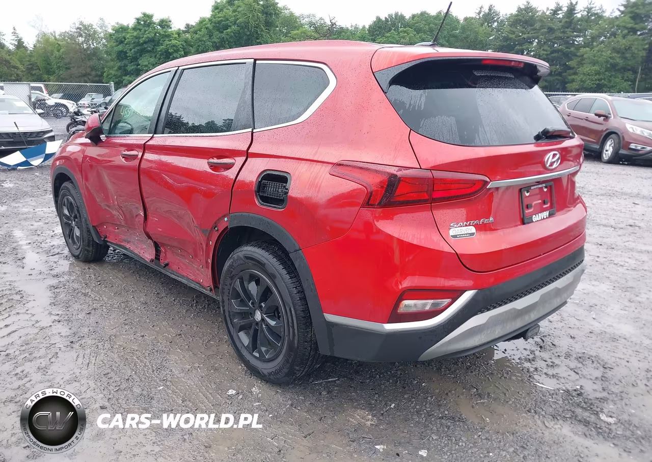 2019 Hyundai Santa Fe Se VIN:5NMS2CAD3KH092763 - 3