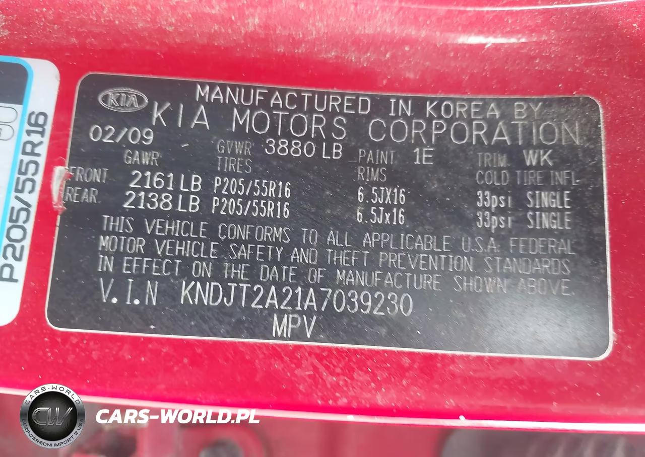 2010 Kia Soul + VIN:KNDJT2A21A7039230 - 9