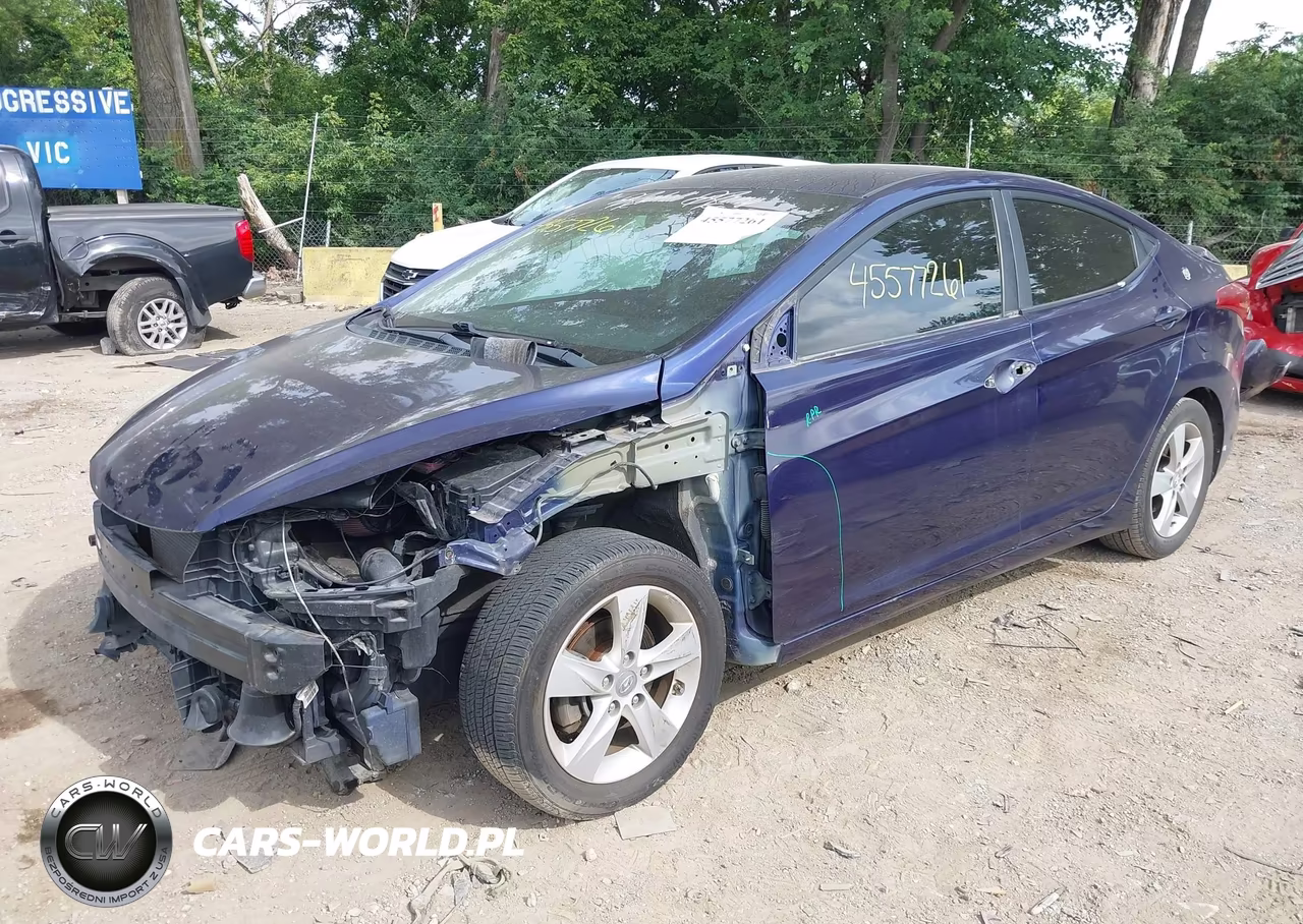 2013 Hyundai Elantra Gls VIN:5NPDH4AE8DH356684 - 2