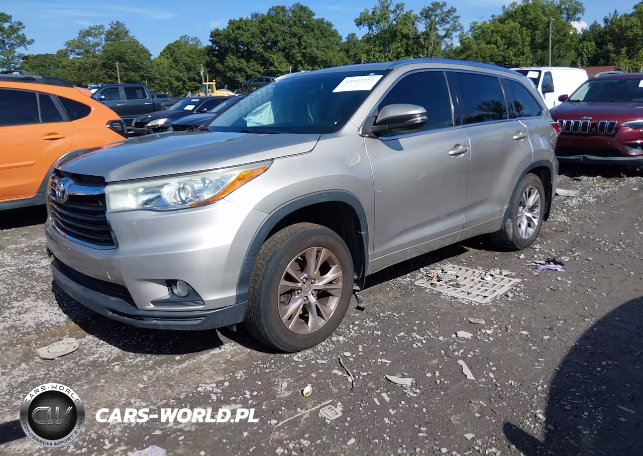 2015 Toyota Highlander Xle V6 VIN:5TDJKRFH5FS081938 - 2