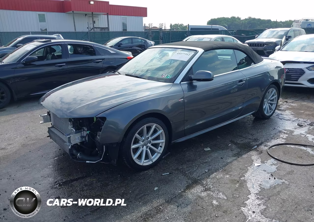 2017 Audi A5 Cabriolet Sport VIN:WAUD2AFH4HN002859 - 2